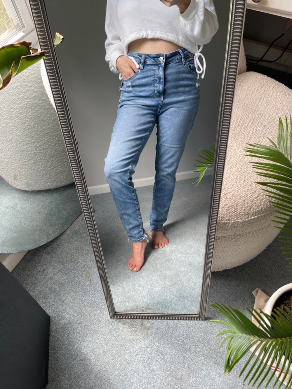 American eagle Light Blue High-Rise Women's Jeans